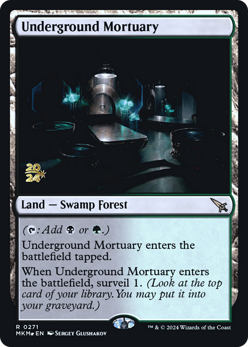 Underground Mortuary (PRE-271) - Murders at Karlov Manor Promos Foil