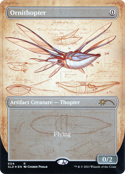 Ornithopter (SLD-604) - Secret Lair Drop (Borderless) Foil