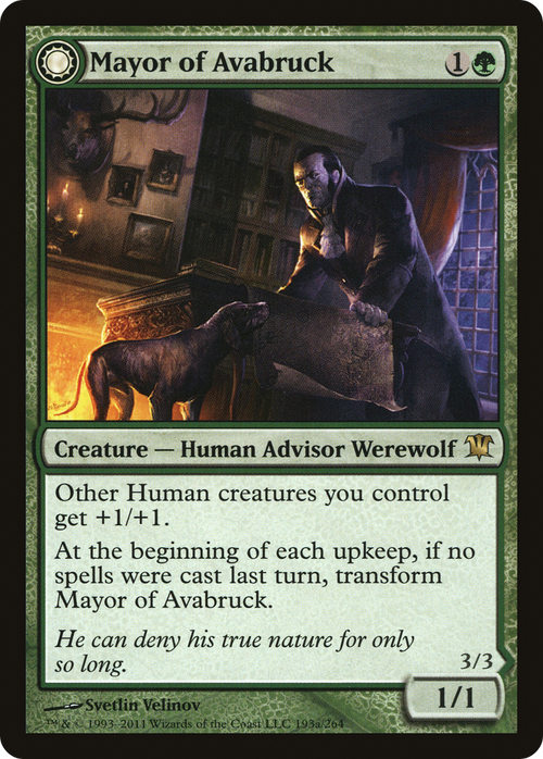 Mayor of Avabruck (ISD-193) - Innistrad: (Double Faced Transform) Foil
