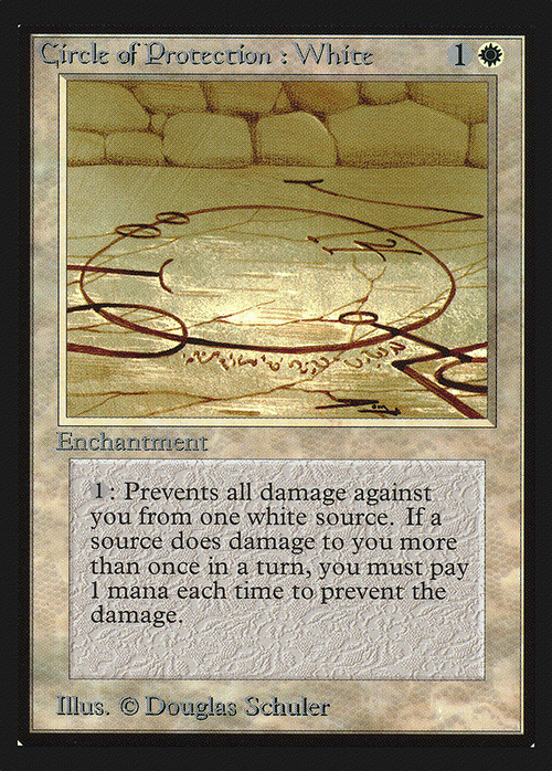 Circle of Protection: White (IE) (IED-) - Intl. Collectors' Edition