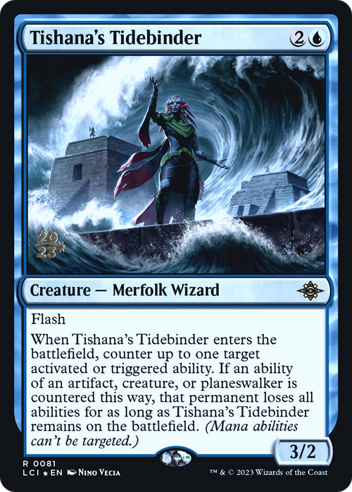 Tishana's Tidebinder (PRE-081) - The Lost Caverns of Ixalan Promos Foil