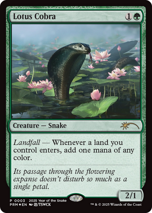 Lotus Cobra (SSP-003) - Standard Showdown Promos Foil
