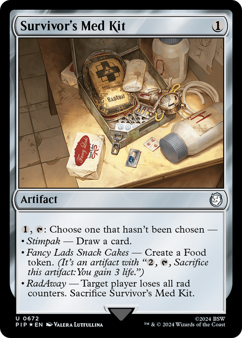 Survivor's Med Kit (Surge Foil) (PIP-672) - Fallout Foil