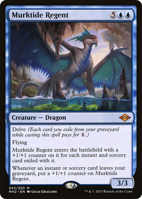 Murktide Regent (PPMKM-52P) - Modern Horizons 2 Promos