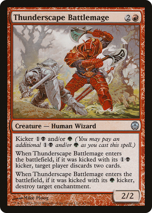 Thunderscape Battlemage (DDE-041) - Duel Decks: Phyrexia vs. the Coalition