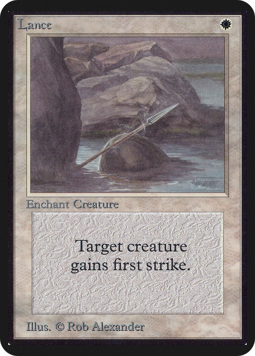 Lance (LEA-) - Limited Edition Alpha