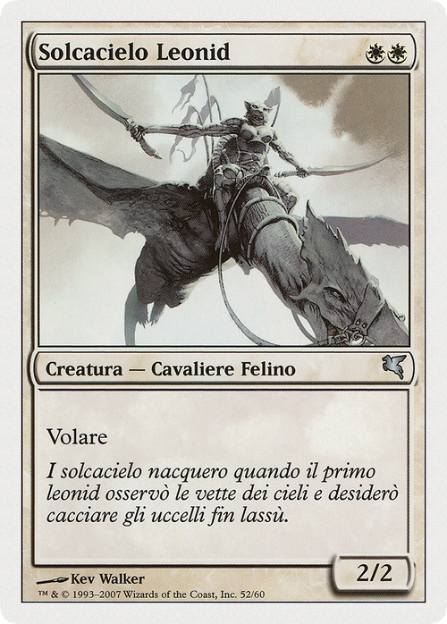 Leonin Skyhunter (Italian) - "Solcacielo Leonid" (PSAL-L52) - Salvat 2005