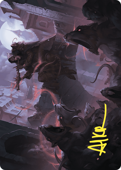 Gnawing Crescendo // Gnawing Crescendo (AWOE-017) - Wilds of Eldraine Art Series (Borderless) Foil