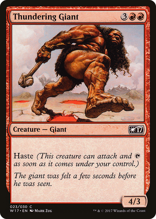 Thundering Giant (W17-023) - Welcome Deck 2017