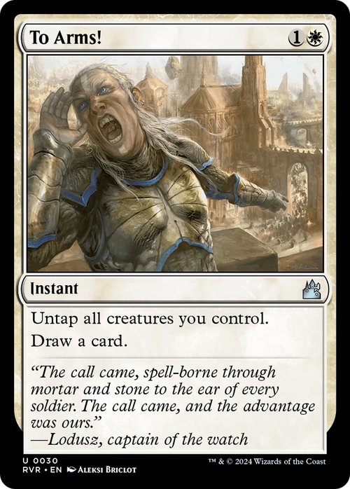 To Arms! (RVR-030) - Ravnica Remastered Foil