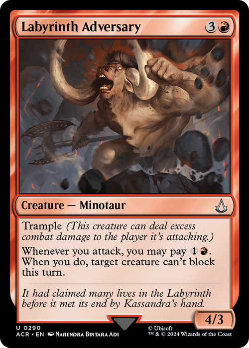 Labyrinth Adversary (ACR-290) - Assassin's Creed Foil