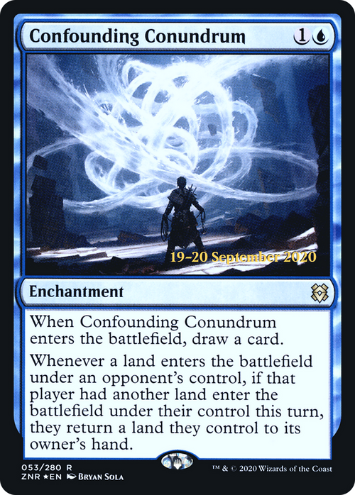 Confounding Conundrum (PRE-53S) - Zendikar Rising Promos Foil