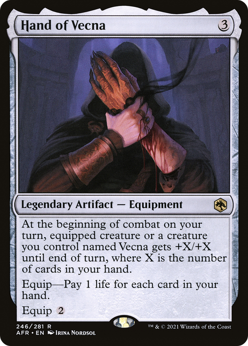 Hand of Vecna (AFR-246) - Adventures in the Forgotten Realms Foil