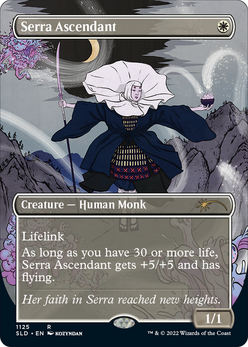 Serra Ascendant (SLD-1125) - Secret Lair Drop (Borderless) Foil