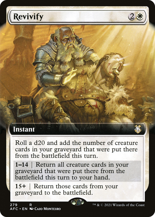 Revivify (Extended Art) (AFC-279) - Forgotten Realms Commander: (Extended Art)
