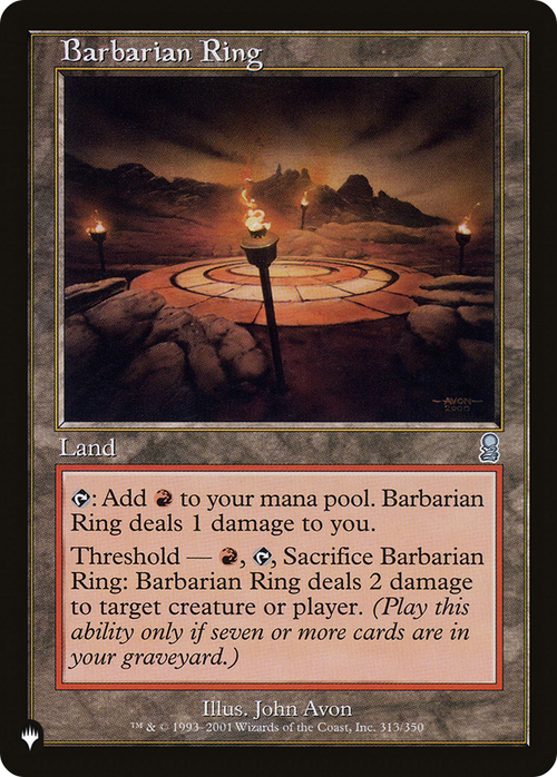 Barbarian Ring (LIST-313/350) - The List