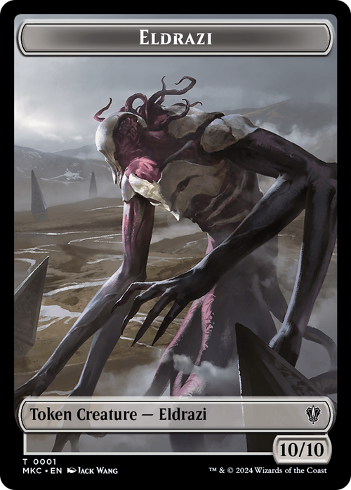 Eldrazi (TMKC-001) - Murders at Karlov Manor Commander Tokens