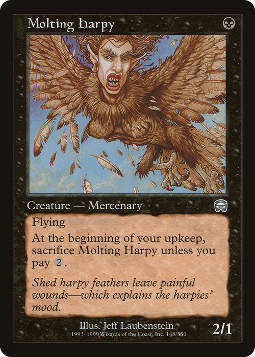 Molting Harpy (MMQ-148) - Mercadian Masques
