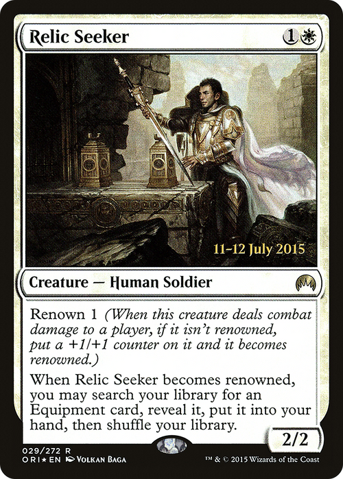 Relic Seeker (PRE-029) - Magic Origins Promos Foil