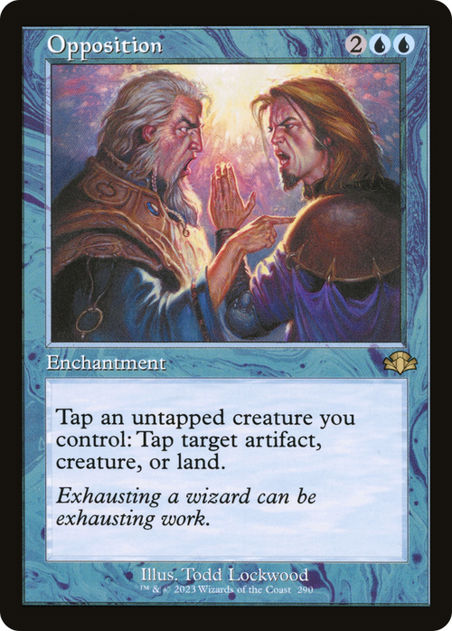 Opposition (Retro Frame) (DMR-290) - Dominaria Remastered Foil