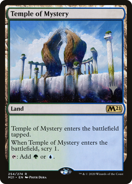 Temple of Mystery (PPM21-254) - Core Set 2021 Promos Foil