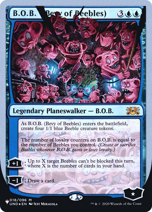 B.O.B. (Bevy of Beebles) (LIST-018/096) - The List (Unfinity Foil Edition) Foil