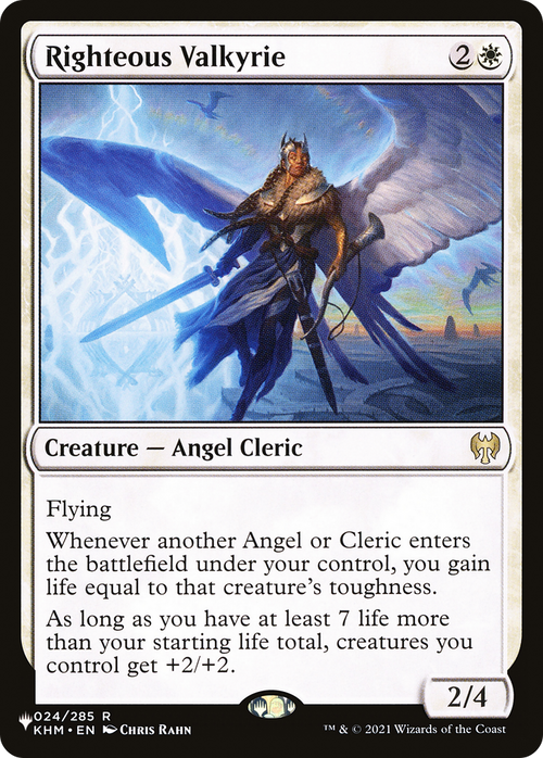 Righteous Valkyrie (LIST-024) - The List Foil