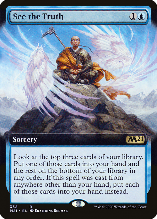 See the Truth (Extended Art) (M21-352) - Core Set 2021: (Extended Art) Foil