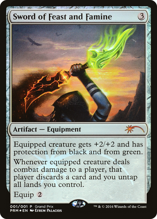Sword of Feast and Famine (GPP-001) - Grand Prix Promos Foil