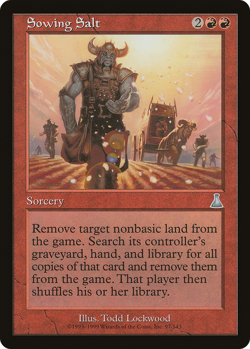 Sowing Salt (UDS-097) - Urza's Destiny Foil