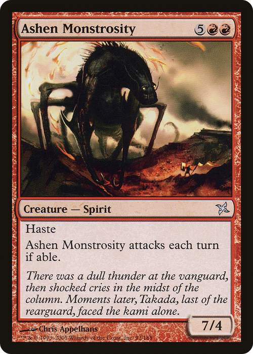 Ashen Monstrosity (BOK-093) - Betrayers of Kamigawa