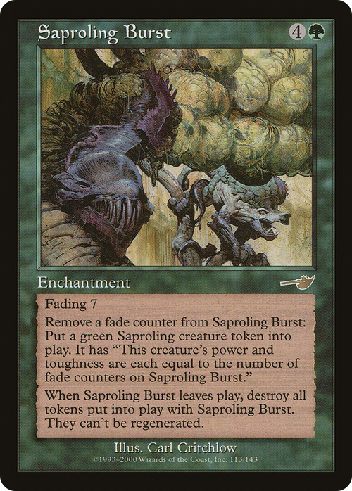 Saproling Burst (NMS-113) - Nemesis Foil