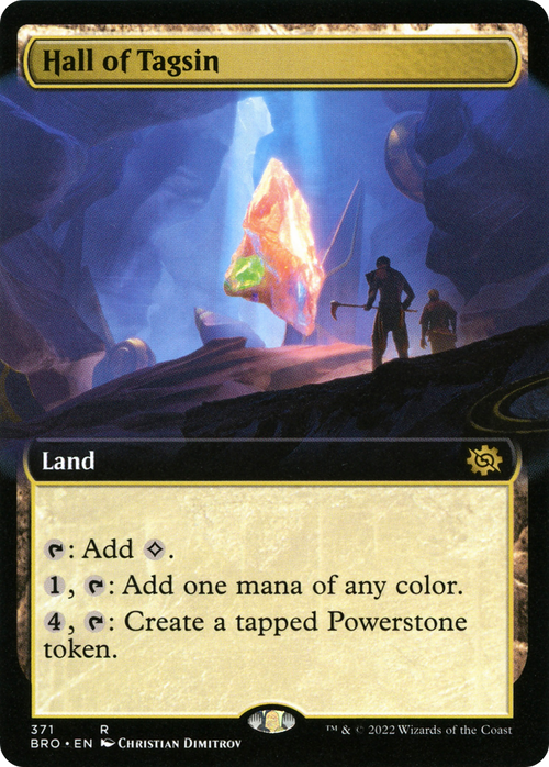 Hall of Tagsin (Extended Art) (BRO-371) - The Brothers' War: (Extended Art) Foil
