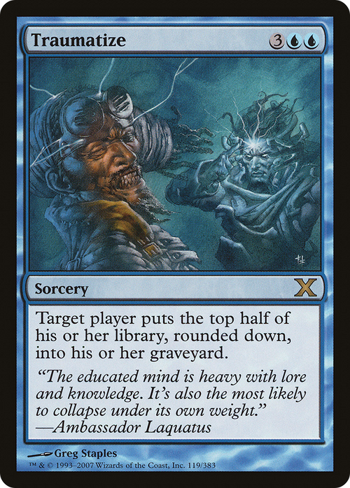 Traumatize (10E-119) - Tenth Edition Foil
