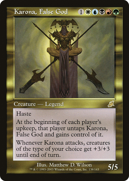 Karona, False God (SCG-138) - Scourge