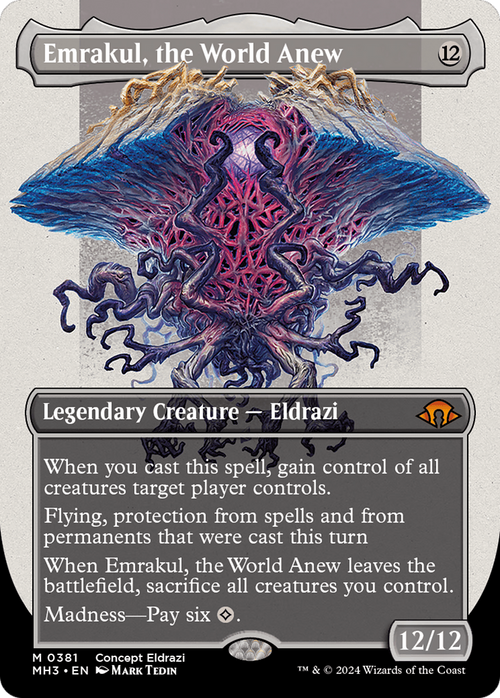 Emrakul, the World Anew (Borderless) (MH3-381) - Modern Horizons 3