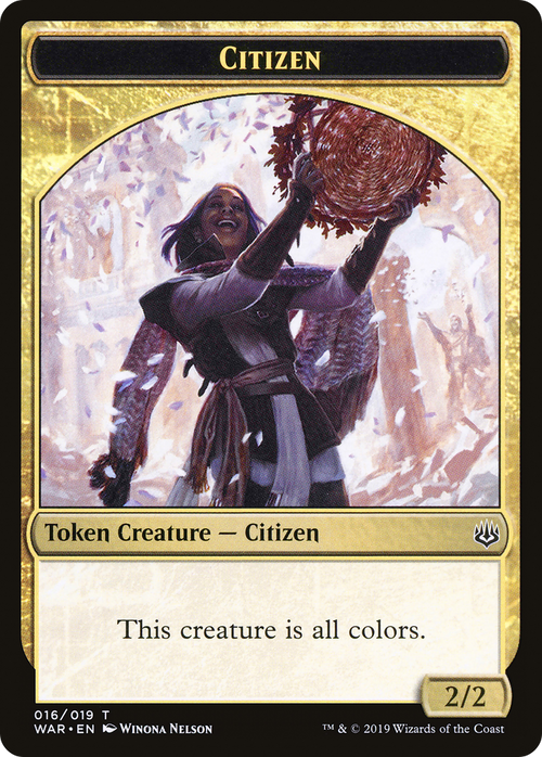 Citizen Token (WAR-016) - War of the Spark Tokens