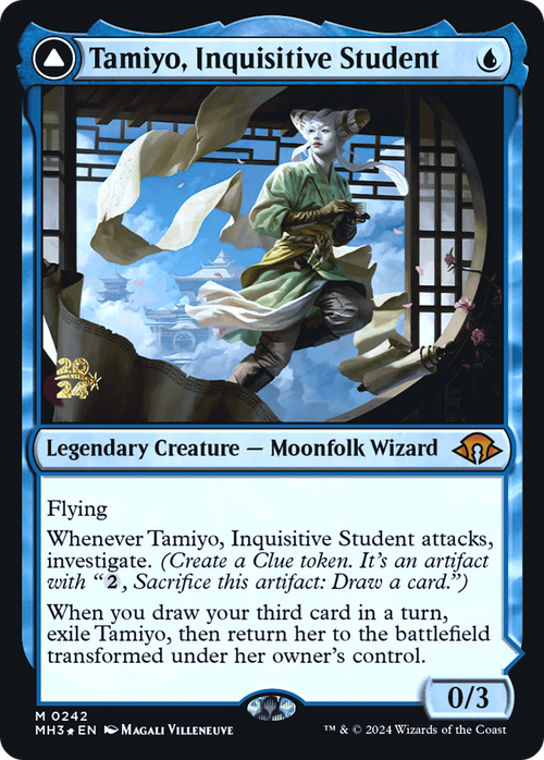 Tamiyo, Inquisitive Student (PRE-242) - Modern Horizons 3 Promos Foil