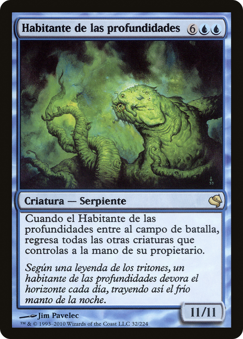 Denizen of the Deep (Spanish) - "Habitante de las profundidades" (PS11-032) - Salvat 2011