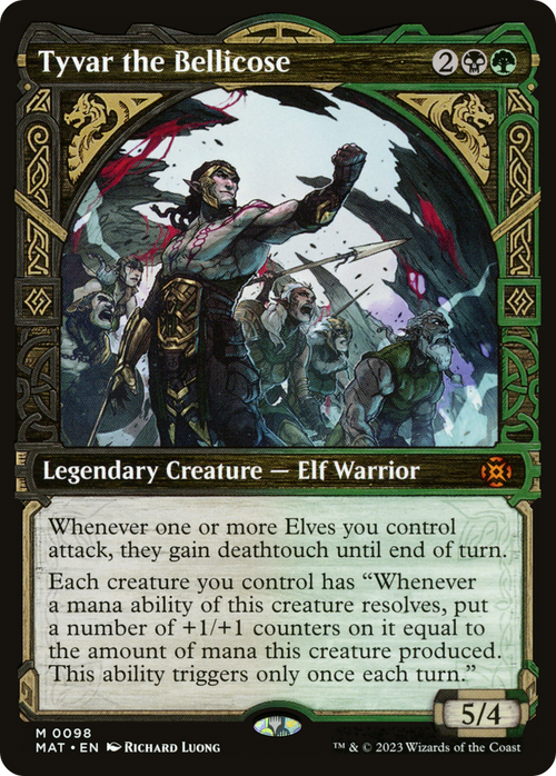 Tyvar the Bellicose (Showcase) (MAT-098) - March of the Machine: The Aftermath: (Showcase)