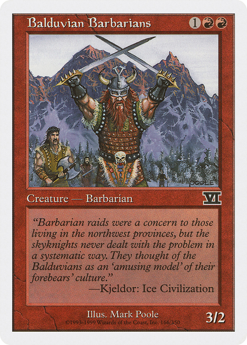 Balduvian Barbarians (6ED-166) - Classic Sixth Edition