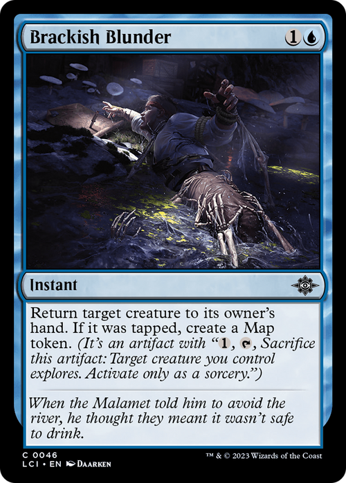 Brackish Blunder (LCI-046) - The Lost Caverns of Ixalan Foil