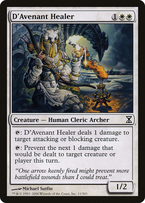 D'Avenant Healer (TSP-011) - Time Spiral Foil