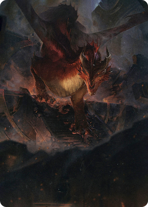 Red Dragon // Red Dragon (AAFR-081) - Adventures in the Forgotten Realms Art Series (Borderless) Foil