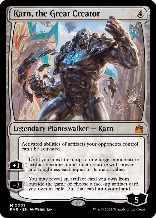 Karn, the Great Creator (RVR-001) - Ravnica Remastered Foil