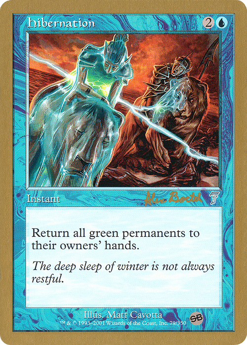 Hibernation - 2001 Alex Borteh (7ED) (SB) (WCD-) - World Championship Decks 2001