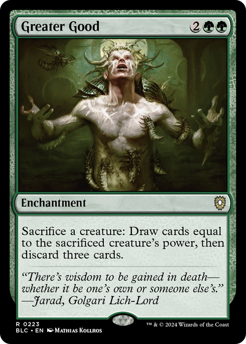 Greater Good (BLC-223) - Bloomburrow Commander