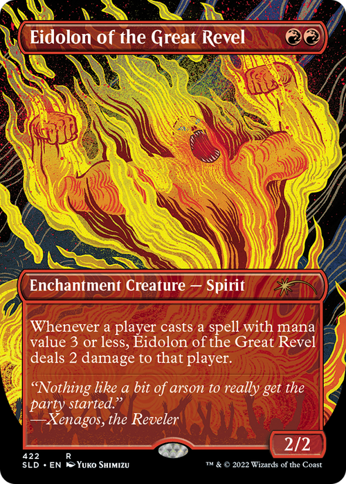 Eidolon of the Great Revel (Borderless) (SLD-422) - Secret Lair Drop Foil