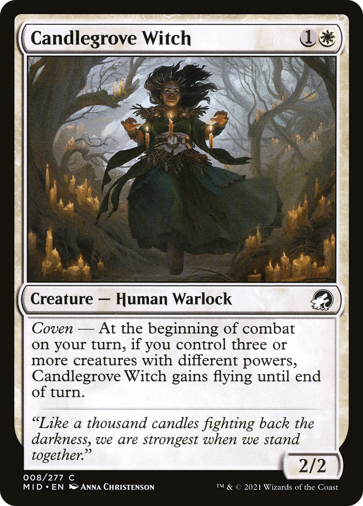 Candlegrove Witch (MID-008) - Innistrad: Midnight Hunt