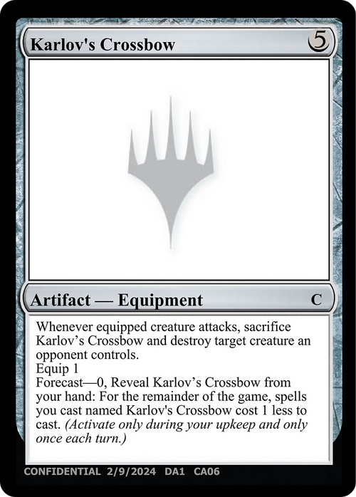 Karlov's Crossbow (UNK-CA06A) - Unknown Event